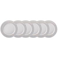 Conjunto De Pratos De Sobremesa 06 Peças Golden Oak Schmidt - 1