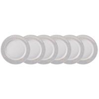 Conjunto De Pratos De Sobremesa 06 Peças Golden Oak Schmidt - 5