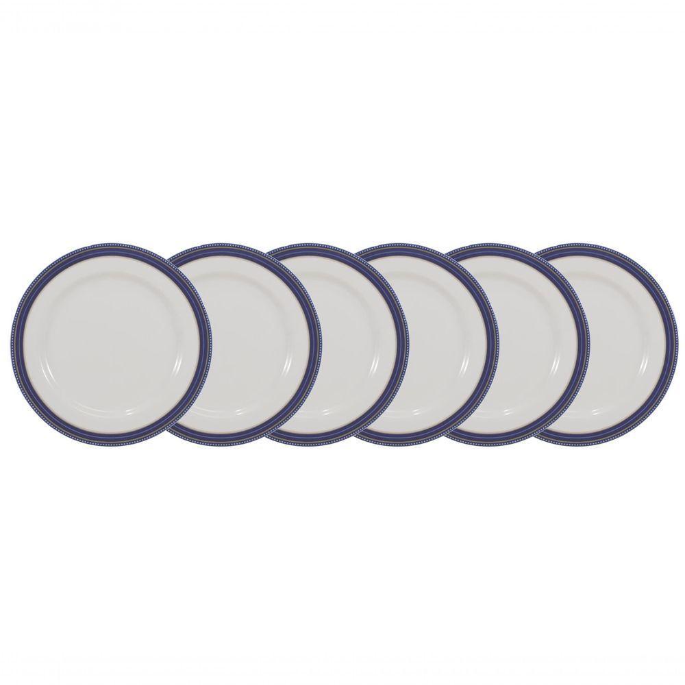 Conjunto De Pratos De Sobremesa 06 Peças Paula Schmidt - 1