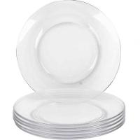 Conjunto De 24 Pratos De Vidro Raso 23Cm Astral Duralex - 1