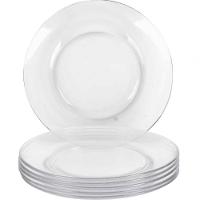 Conjunto De 24 Pratos De Vidro Raso 23Cm Astral Duralex - 3