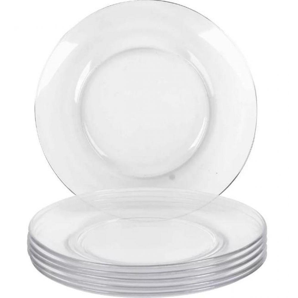 Conjunto de 6 Pratos de Vidro Raso 23cm Astral Duralex - 3