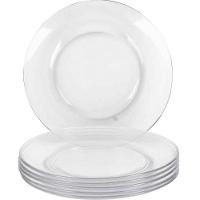 Conjunto de 6 Pratos de Vidro Raso 23cm Astral Duralex - 1