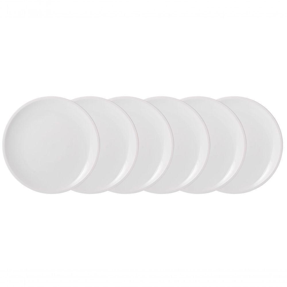 Conjunto De Pratos Rasos 06 Peças Oca Schmidt - 1