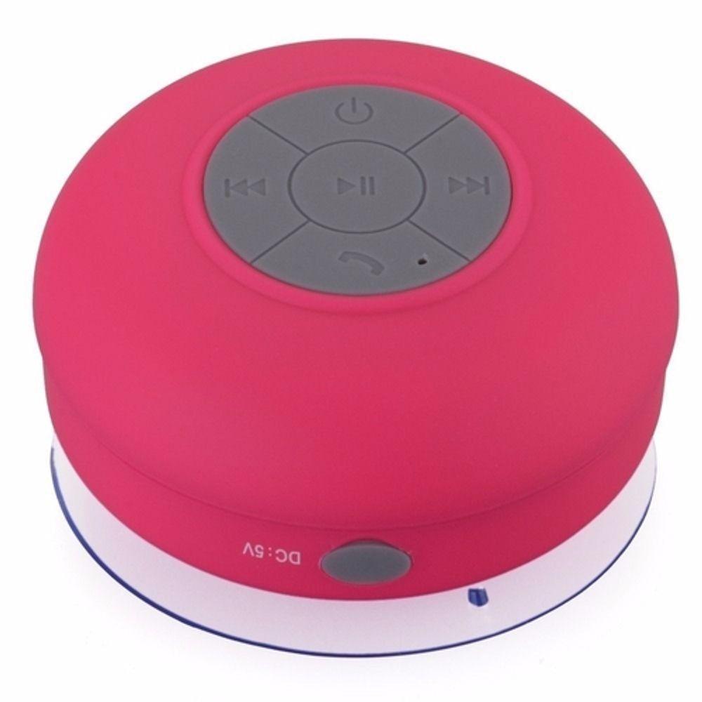Caixa De Som Bluetooth A Prova Dagua Rosa - 1