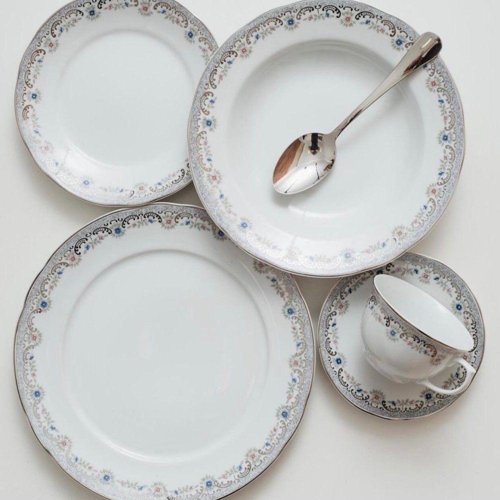 Conjunto De Pratos Fundos 06 Peças Saint Germain Schmidt - 4