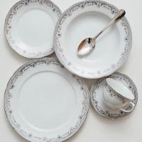 Conjunto De Pratos Fundos 06 Peças Saint Germain Schmidt