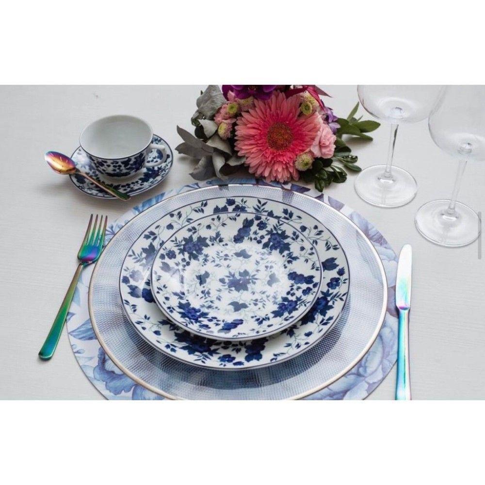 Conjunto De Pratos Fundos 06 Peças Folhagem Schmidt - 4