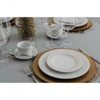 Conjunto De Pratos Rasos 06 Peças Golden Oak Schmidt - 7