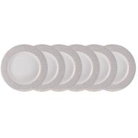 Conjunto De Pratos Rasos 06 Peças Golden Oak Schmidt - 8