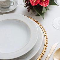 Conjunto De Pratos Rasos 06 Peças Golden Oak Schmidt - 9