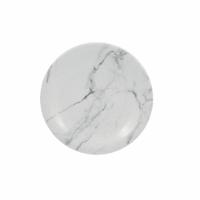 Conjunto De Pratos Fundos 06 Peças Mármore Cinza Schmidt - 9
