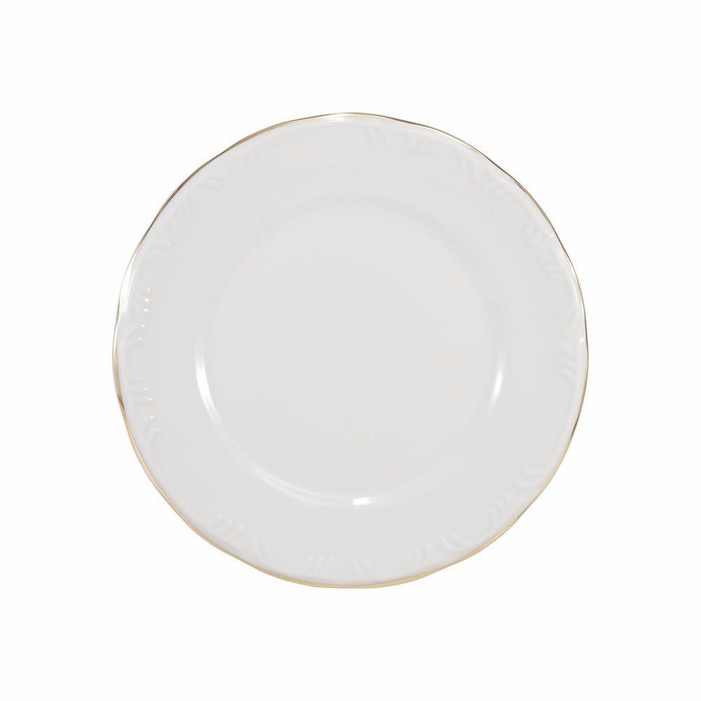 Conjunto De Pratos Rasos 06 Peças Pomerode Ouro Schmidt - 3
