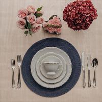 Conjunto De Pratos Rasos 06 Peças Pomerode Ouro Schmidt - 7