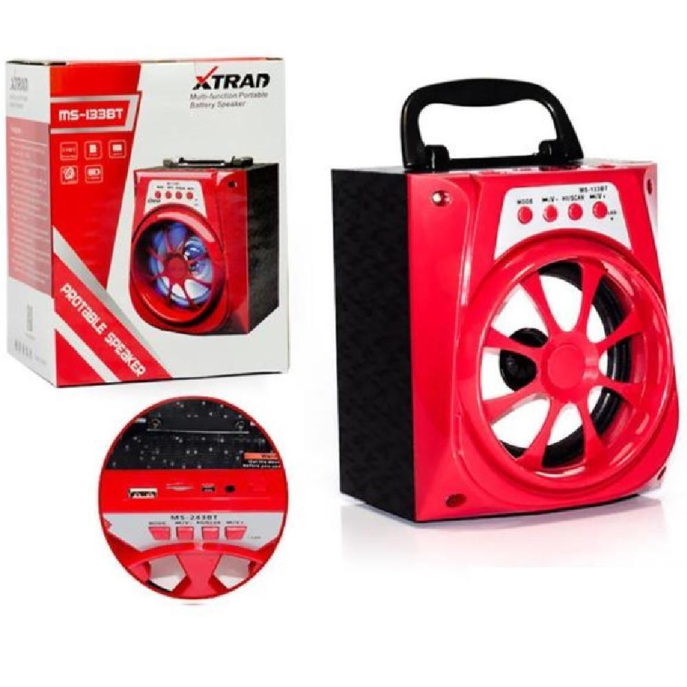 Caixa de Som Portátil Bluetooth Mp3 USB Radio Fm Auxiliar 8W - 3