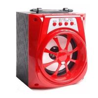 Caixa de Som Portátil Bluetooth Mp3 USB Radio Fm Auxiliar 8W - 1