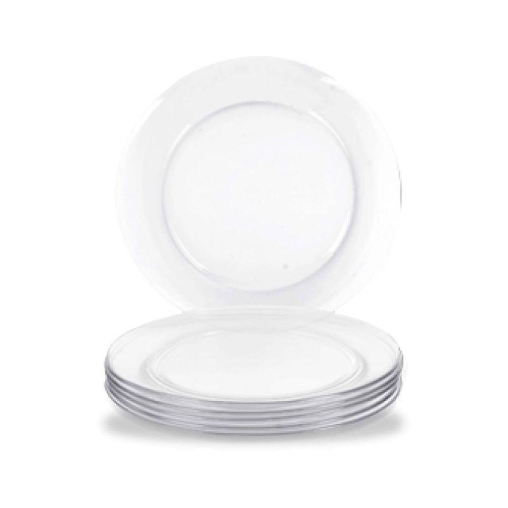 Jogo Com 6 Pratos Raso Gourmet Astral 26 Cm Marinex - Nadir - 3