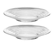 Jogo 2 Pratos Vidro Ondulado 17cm Cozinha Aino Aalto Iittala - 1
