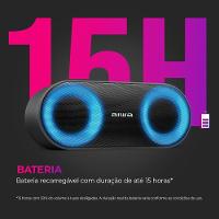 Caixa De Som Speaker Aiwa Bluetooth Luzes Multicores Ip65 Mini Speaker Aws-sp-01 Bivolt - 2