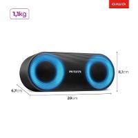 Caixa De Som Speaker Aiwa Bluetooth Luzes Multicores Ip65 Mini Speaker Aws-sp-01 Bivolt - 3