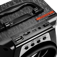 Caixa Som Portátil Bluetooth Mp3 Pen Drive Radio Fm Auxiliar - 4