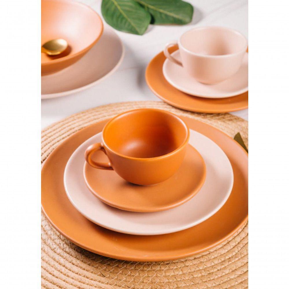 Jogo De Jantar Em Cerâmica Unni Com 30 Peças Oxford Merengue - 5