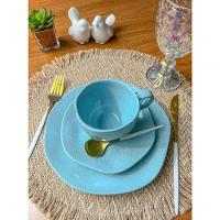 Jogo De Jantar Em Porcelana Ryo Com 30 Peças Oxford Blue Bay - 5