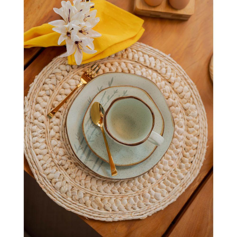 Jogo De Jantar Em Porcelana Ryo Com 30 Peças Oxford Bambu - 5