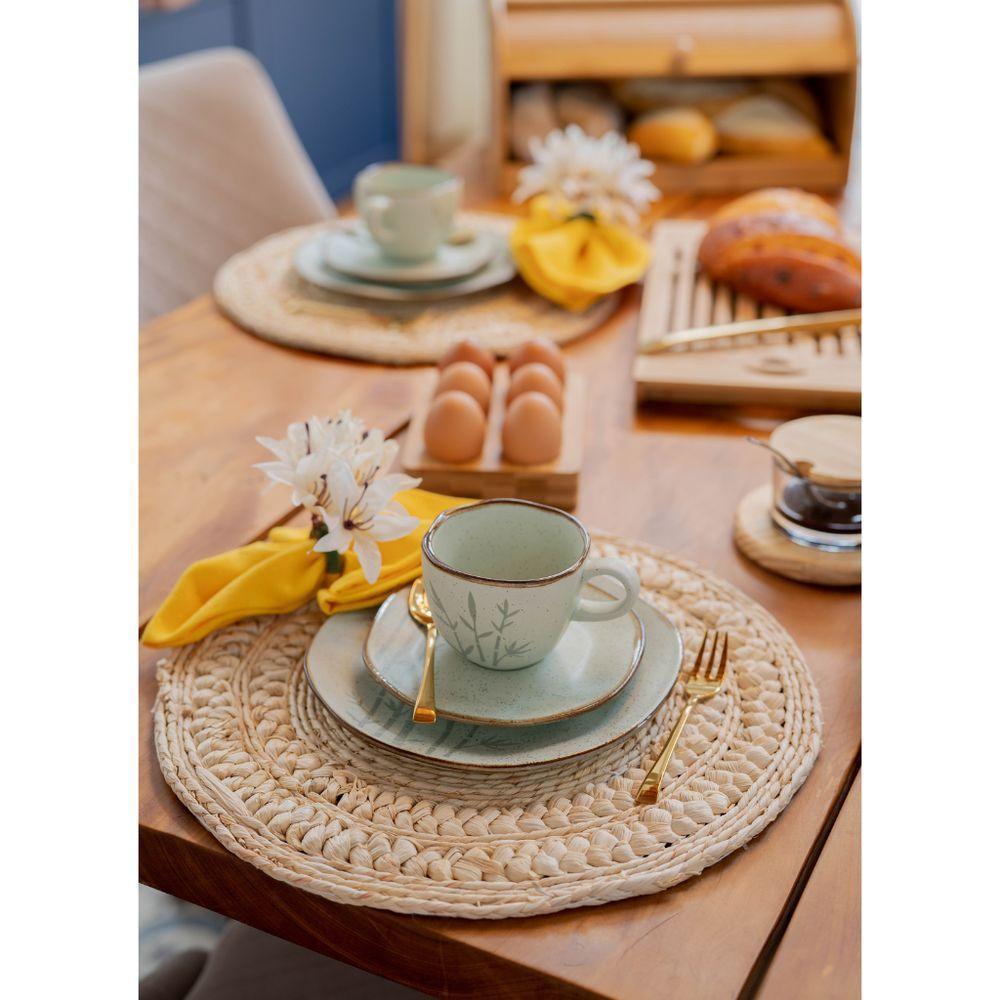 Jogo De Jantar Em Porcelana Ryo Com 30 Peças Oxford Bambu - 7