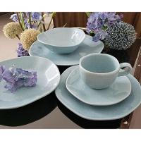 Jogo De Pratos Rasos Em Porcelana Ryo Com 6 Peças 27,5cm Oxford Blue Bay - 3