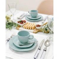 Jogo De Pratos Rasos Em Porcelana Ryo Com 6 Peças 27,5cm Oxford Blue Bay - 6