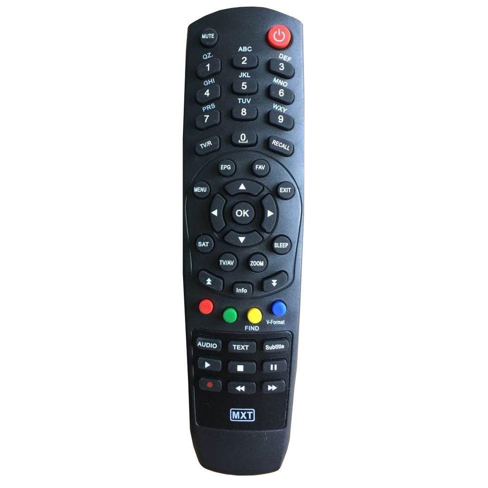 Controle Remoto Mxt Receptor Tocomsat Combatedeirae 01360 - 1
