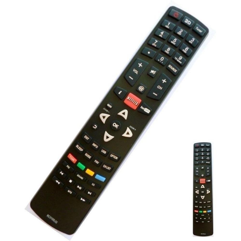 Controle Remoto para Smart Tv Lcd Led Philco Tecla Netflix 3d Rc3100l03 - 1