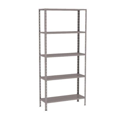 Estante Aço 5 Prateleiras Livros Cozinha Quarto Eaf005 Cinza