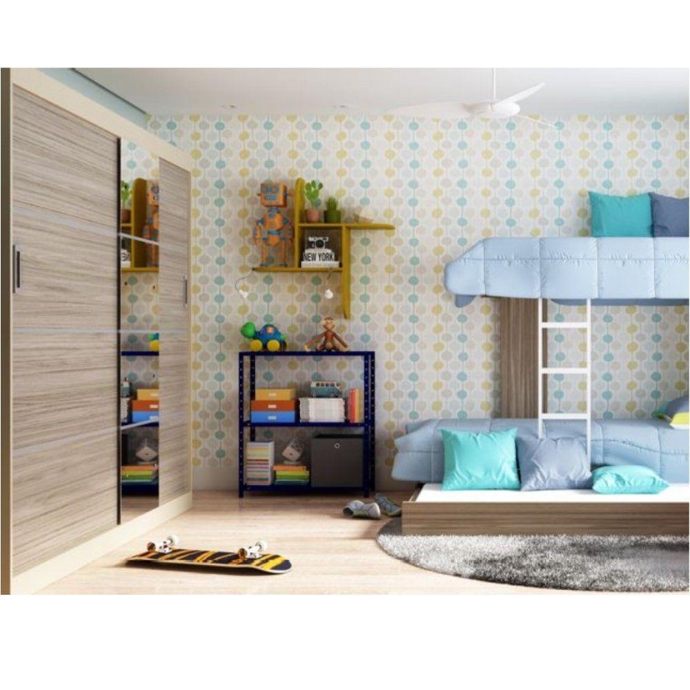 Estante Aço 3 Prateleiras Livros Cozinha Quarto Eaf007 Azul - 9