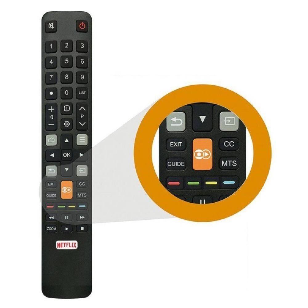 Controle Remoto Tv Led 4k Tcl Semp Toshiba - 2