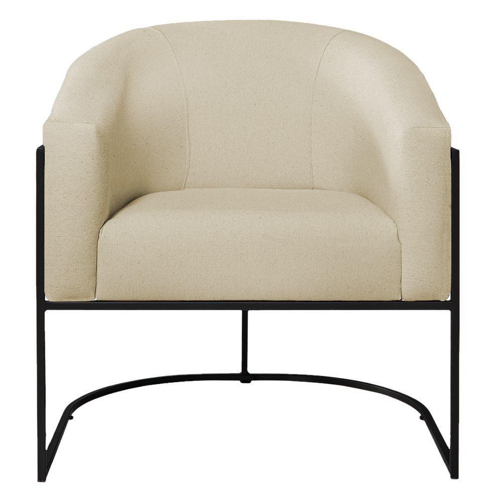 Kit 02 Poltronas Luiza Base De Ferro Preto Suede Rosa Bebê - 10