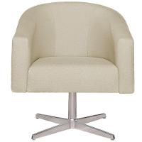 Kit 02 Poltronas Luiza Base Giratória De Metal Suede Azul Turquesa - 10