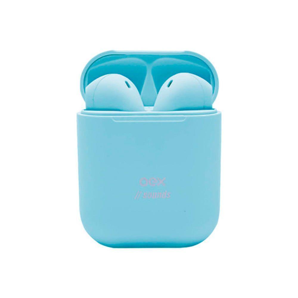 Fone De Ouvido Bluetooth Oex Candy Tws11 Azul Pastel Azul - 1
