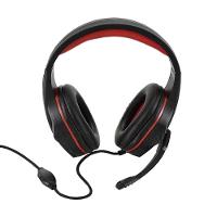 Fone De Ouvido Evus Pc Gamer F-02 P2 Preto/Vermelho