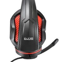 Fone De Ouvido Evus Pc Gamer F-02 P2 Preto/Vermelho - 5