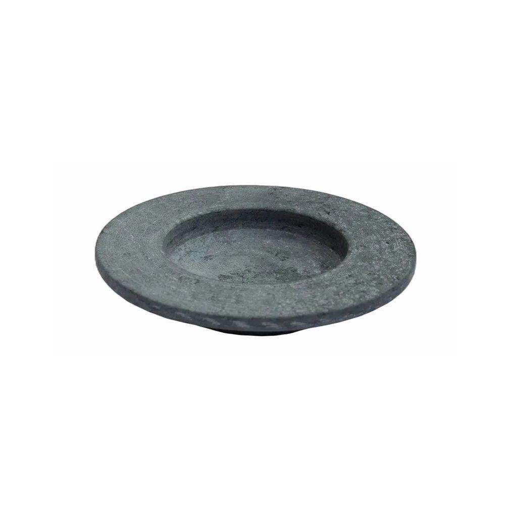 Kit 2 Pratos Risoto Massa Chapéu Invertido Pedra Sabão 26cm. - 3