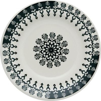 Kit 4 Pratos Fundos Donna Folk Oxford® Cerâmica 22cm