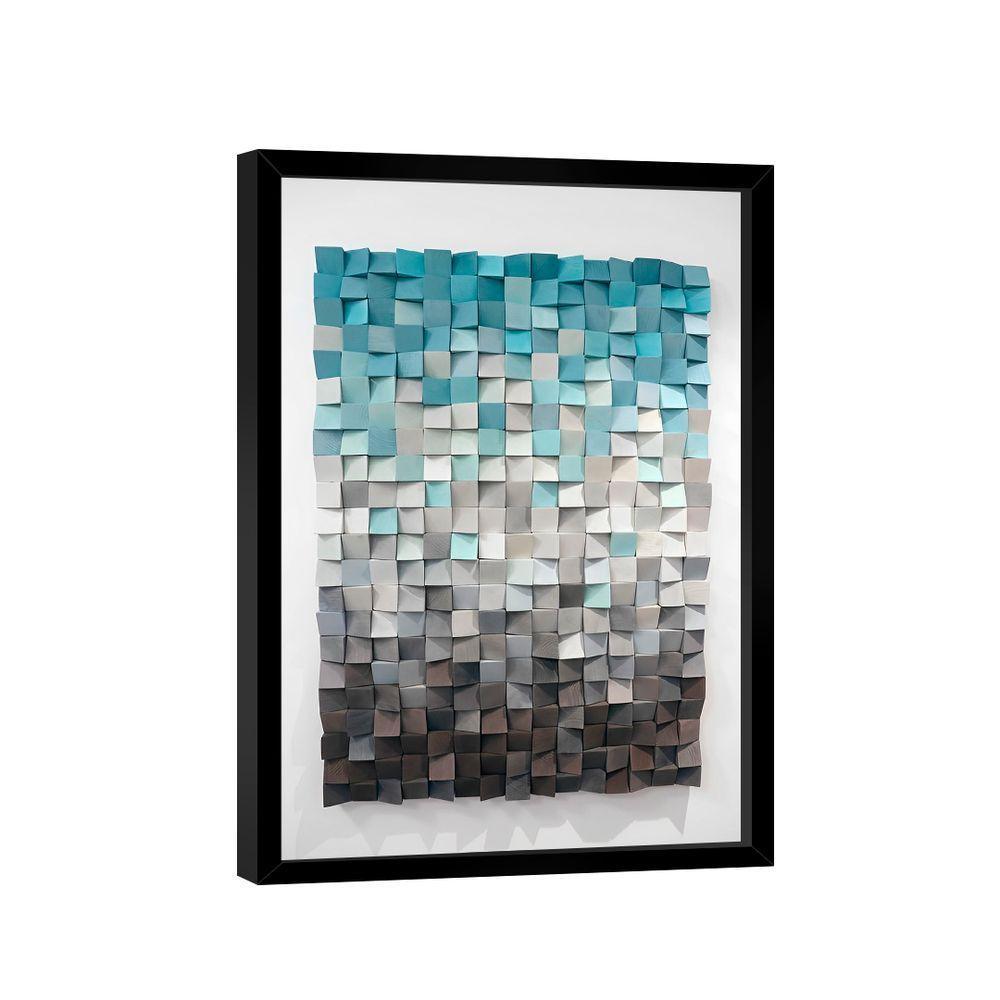 Quadro Azul 3d Effect Br Artes - 1