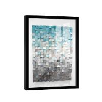 Quadro Azul 3d Effect Br Artes - 1