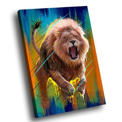 Quadro Blue Lion Br Artes Médio 84x54