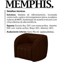 Poltrona Decorativa Memphis Corano Tcs 721 Moll Tcs 721 - 2