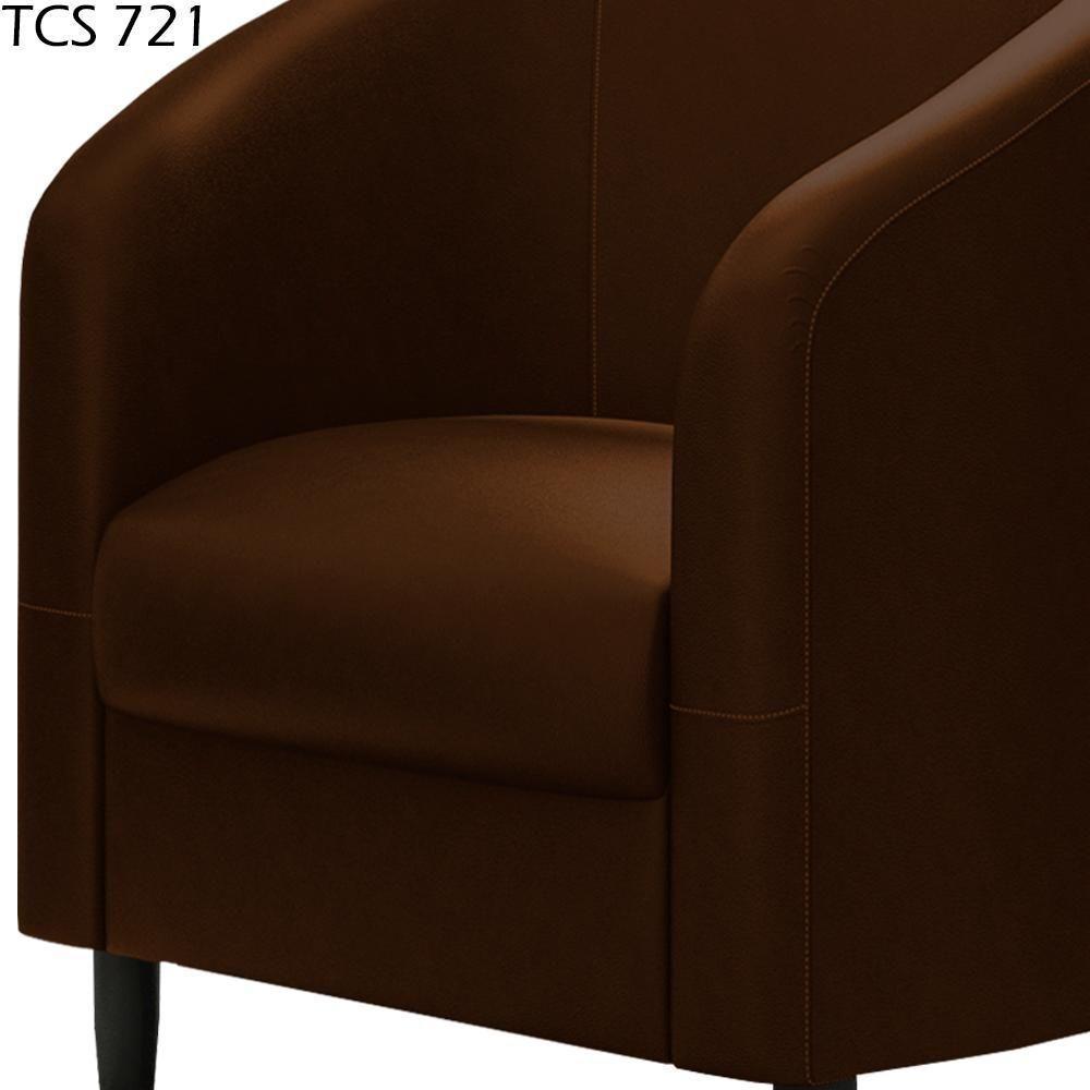 Poltrona Decorativa Pes Em Madeira Scala Corano Tcs 721 Moll Tcs 721 - 4