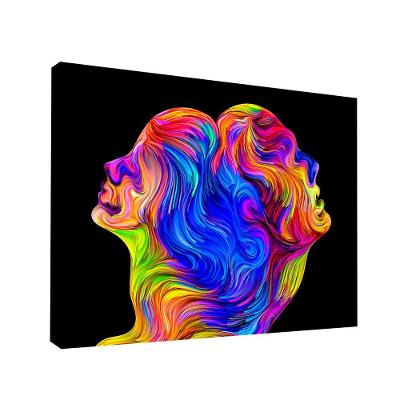 Quadro Decorativo Faces Color Pequeno 60x40