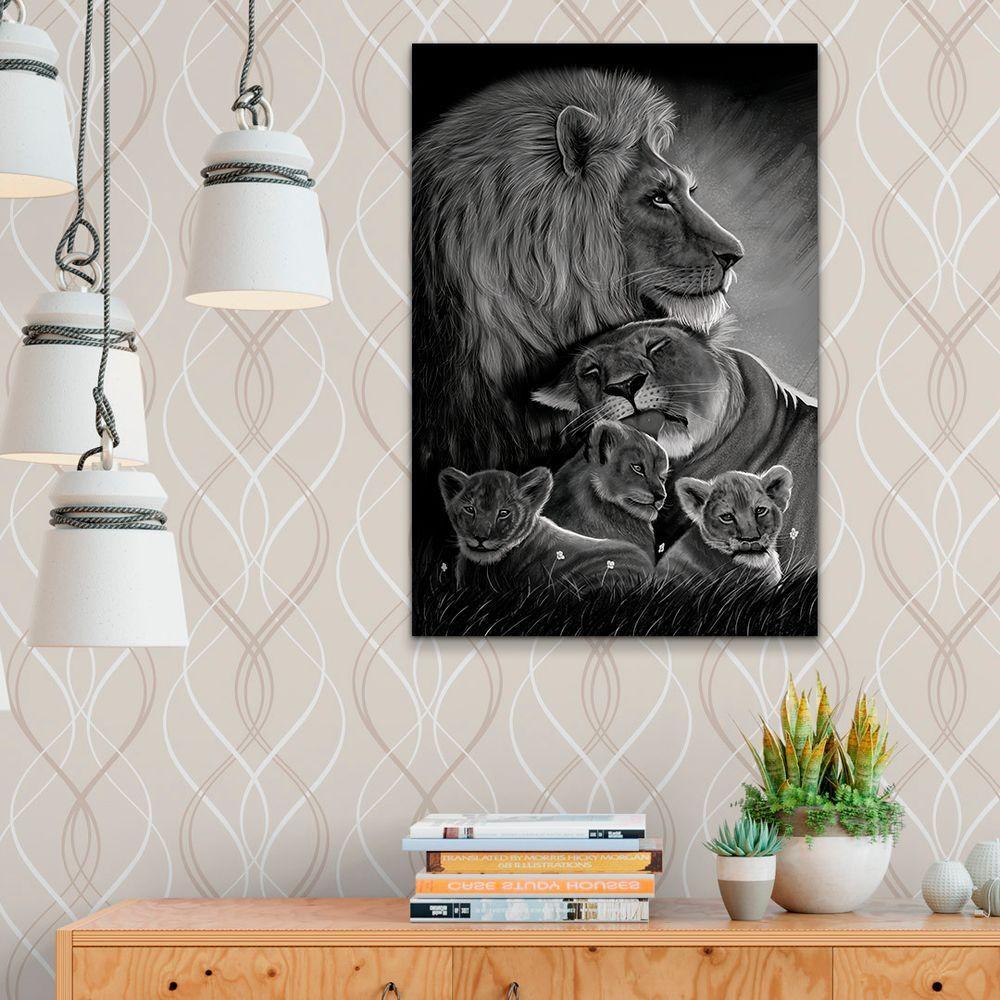 Quadro Família Abençoada Br Artes Grande 118x78 - 2